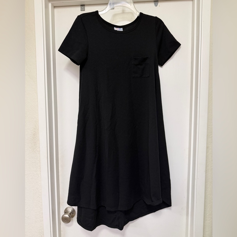 LuLaRoe Carly swing dress - black - size XXS